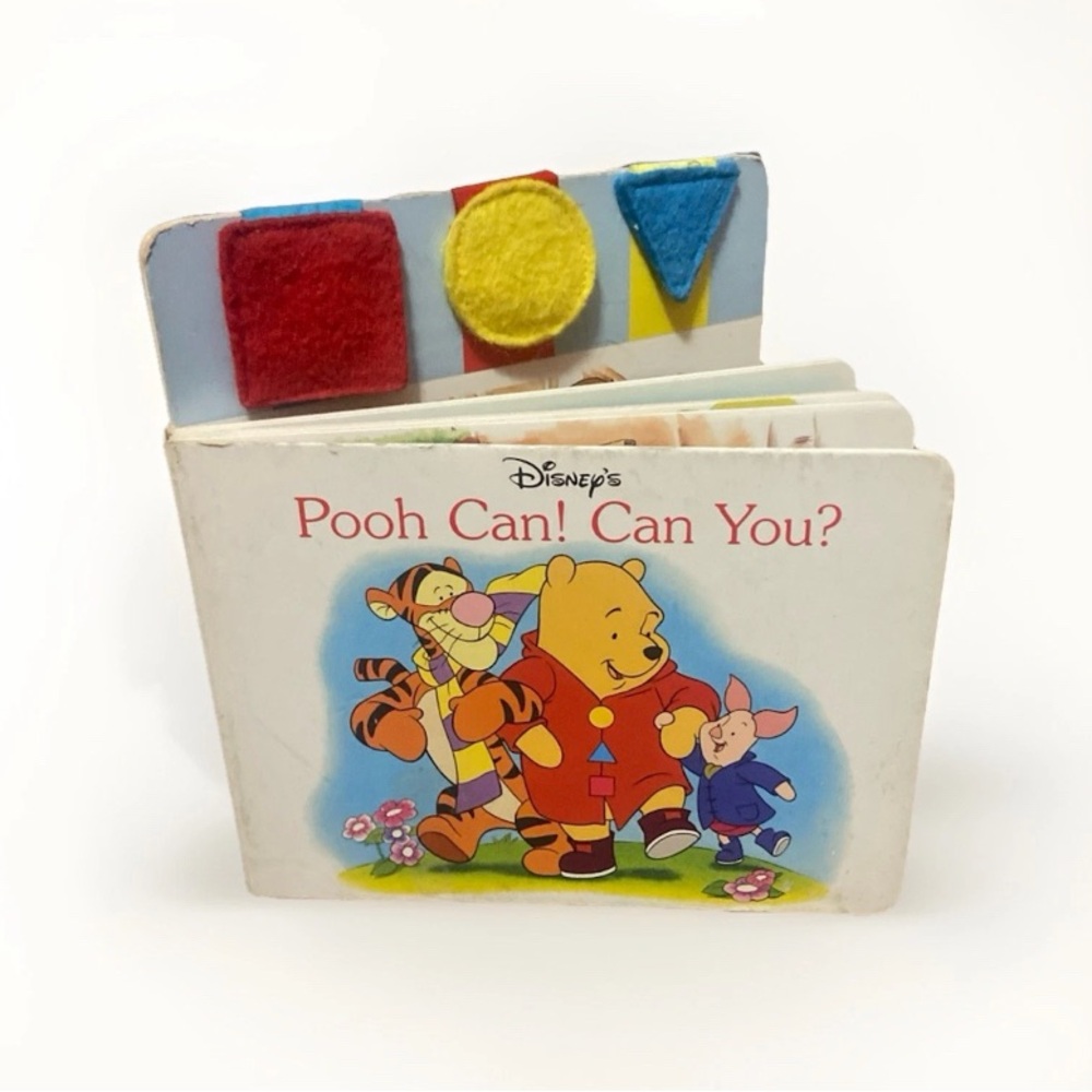 Vintage Disney Pooh Interactive Learning Book - ‘Pooh Can! Can you?’ 1999